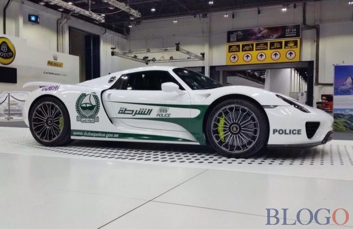 La Porsche 918 Spyder della Polizia di Dubai