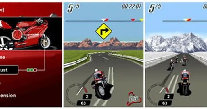 Ducati 3D Extreme giochino per cellulari