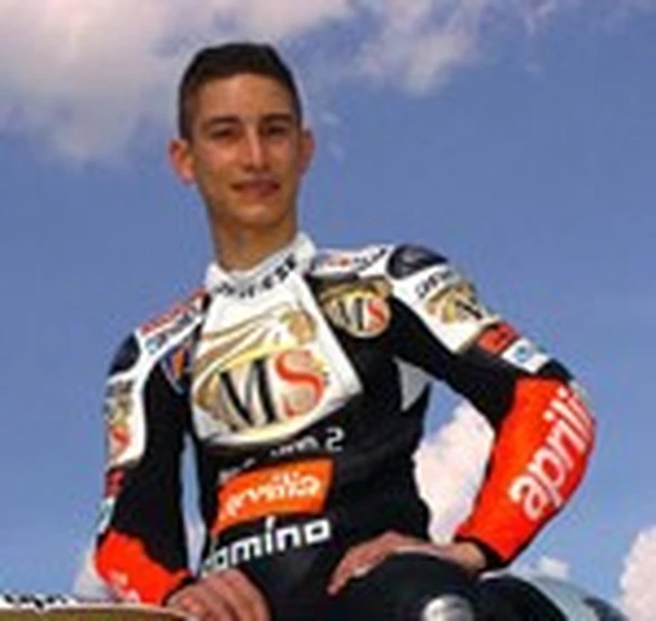 Manuel Poggiali in 250 con la KTM (?)