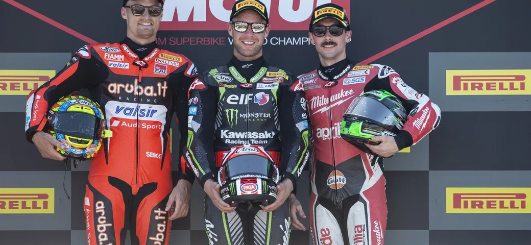 SBK Misano 2018:  Rea vince Gara-1, Davies 2° su Laverty