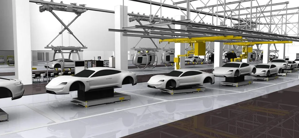 Auto elettriche Porsche Taycan: aumentata la produzione