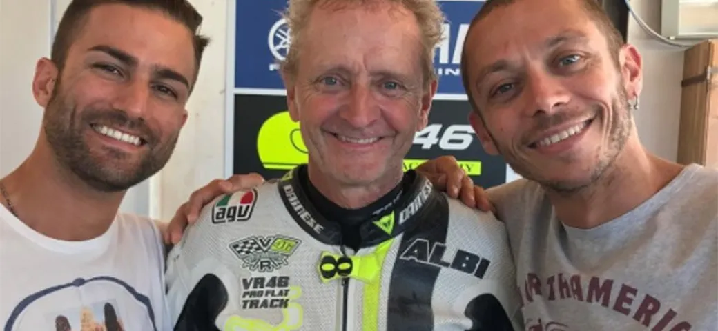 Kevin Schwantz: compleanno al Ranch di Valentino Rossi