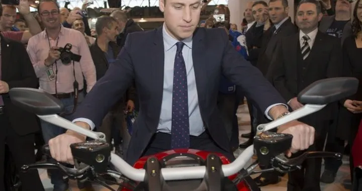 Il Principe William al Motorcycle Live 2013 di Birmingham
