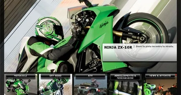 Online il nuovo sito Kawasaki.it