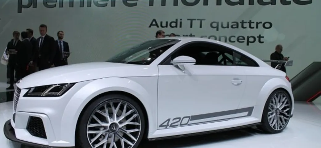 Audi TT quattro sport concept al Salone di Ginevra 2014 Live