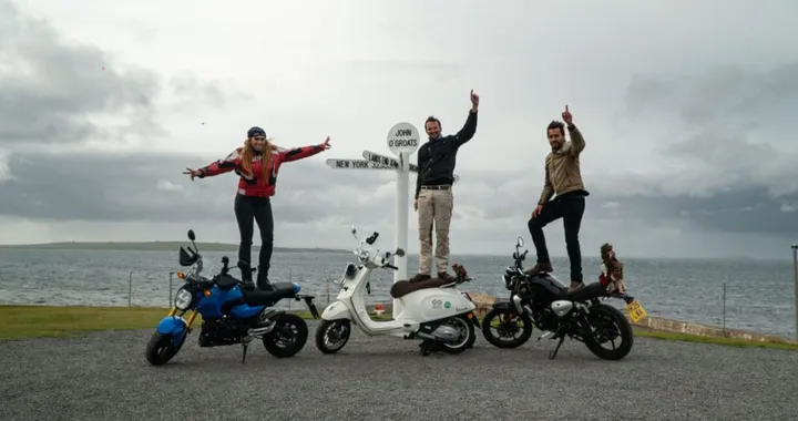 Coast to Coast in 125cc: raccolte oltre 2.500 sterline per la sanità in Africa