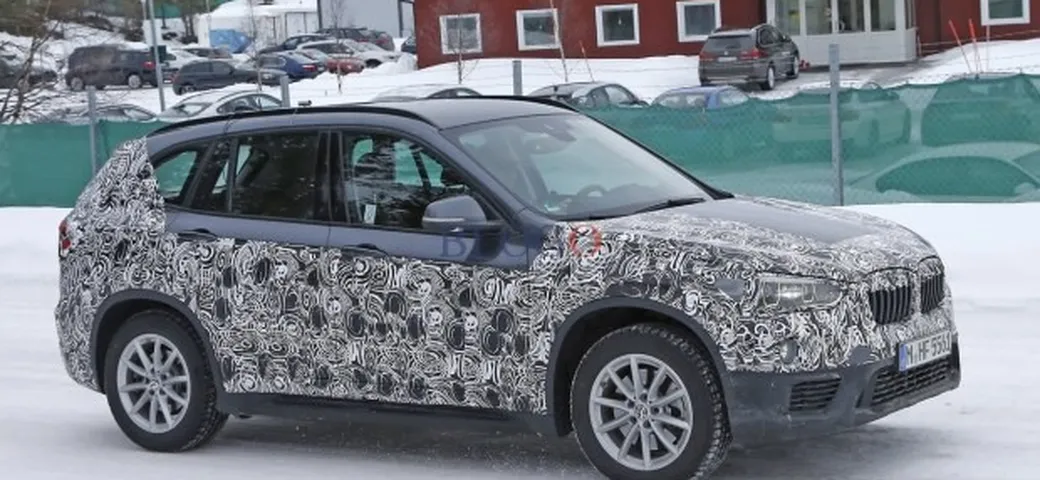 BMW X1: foto spia in pista e sulla neve