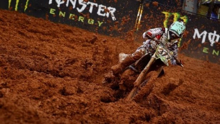 Motocross: le immagini del fangoso round del Brasile