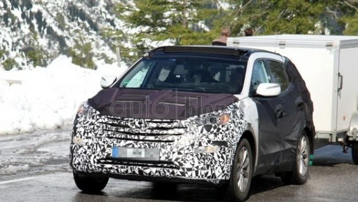 Foto Spia Hyundai Santa Fe 2013