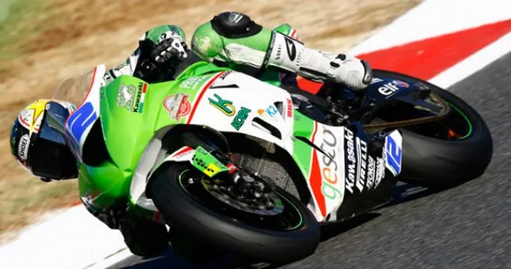 Supersport: Puccetti Racing Kawasaki wild-card ad Imola