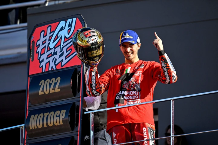 Apoteosi-Bagnaia a Valencia: 