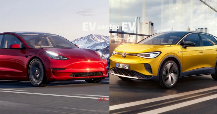 EV contro EV: Volkswagen ID.4 vs Tesla Model 3