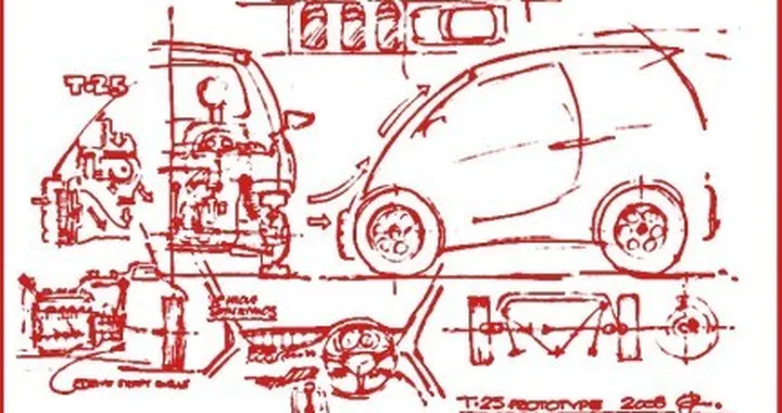 Ecco i bozzetti della T.25 di Gordon Murray