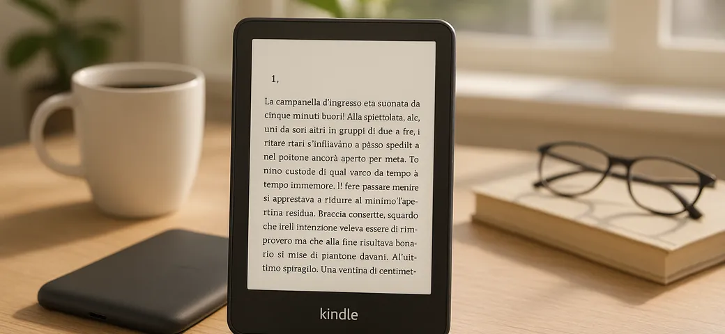 Kindle Paperwhite 7 pollici: lettura confortevole e autonomia prolungata ora in sconto