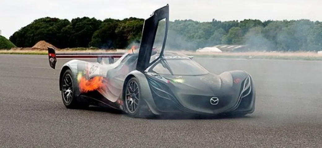 Mazda Furai: nuove immagini dell'incendio