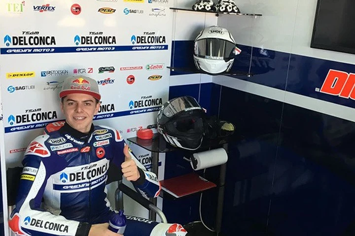 Moto3, Di Giannantonio: frattura alla clavicola
