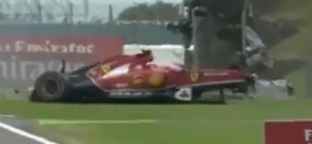 Video Incidente Raikkonen a Silverstone 2014