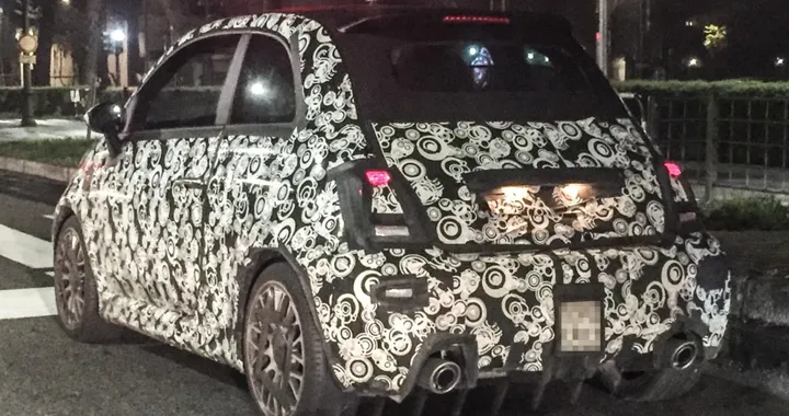 Abarth 500: foto spia di un lettore