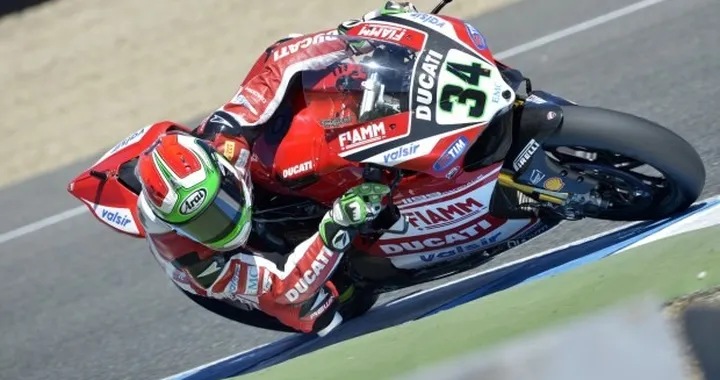 SBK Jerez 2014, Giugliano 5° nel Day-1: "Abbiamo cominciato un po’ cauti..."