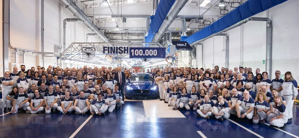 Maserati Ghibli: prodotti 100.000 esemplari