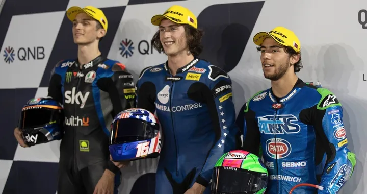 Moto2 Losail, l’americano Joe Roberts firma una pole storica. Marini ex aequo!