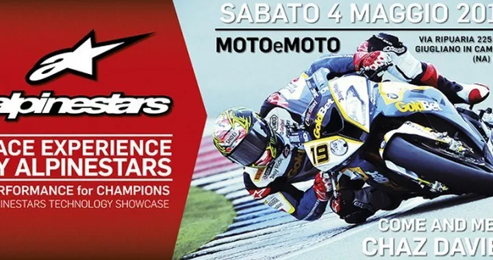 Alpinestars: Race Experience a Napoli con Chaz Davies