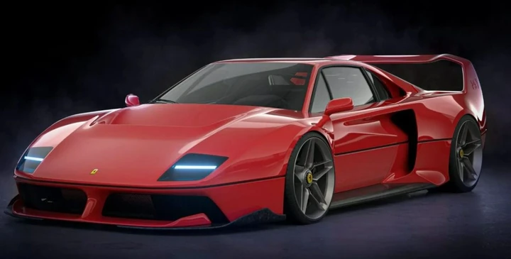 Ferrari F40, il concept con widebody unico al mondo