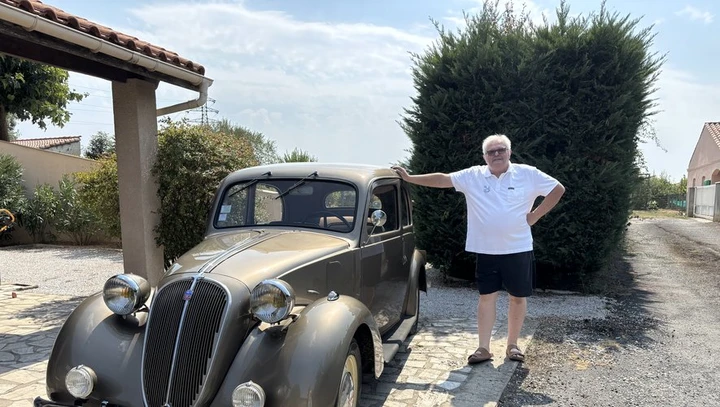 Restaura la sua prima auto per 10 anni, l'auto del 1938 torna come nuova