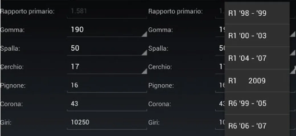 Rubrica App per Motociclisti: Calcola Rapporti Moto