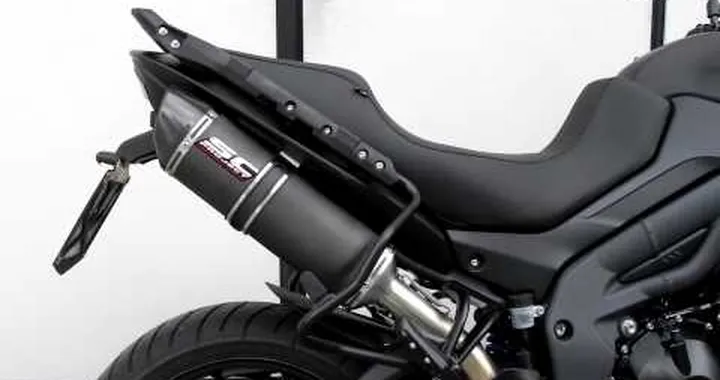 TRIUMPH TIGER 2011 - SC-Project oval black exhaust - no db killer