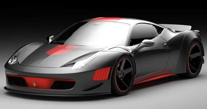 Ferrari F458 Curseive
