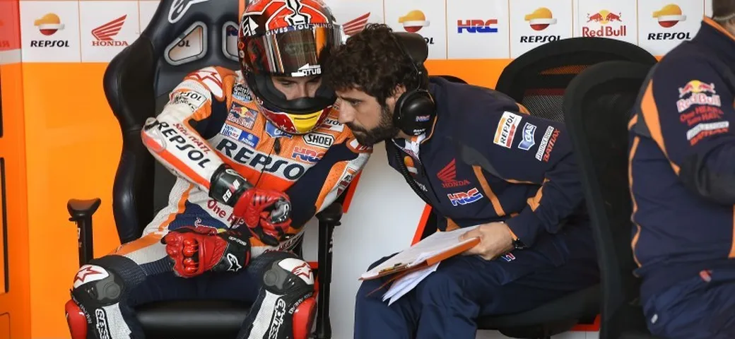 Marquez subito 1° in Germania: 