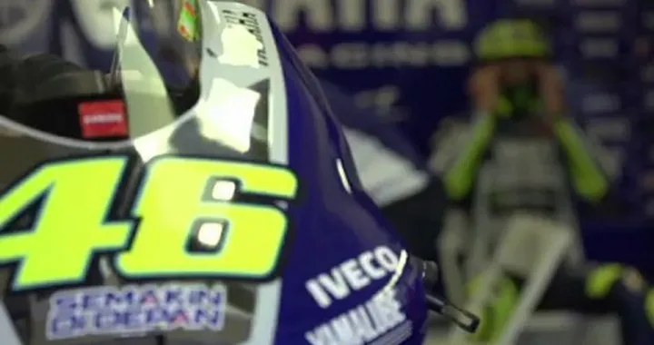Valentino Rossi: "in Qatar mi piacerebbe salire sul podio." Col telaio 2012 (per ora)