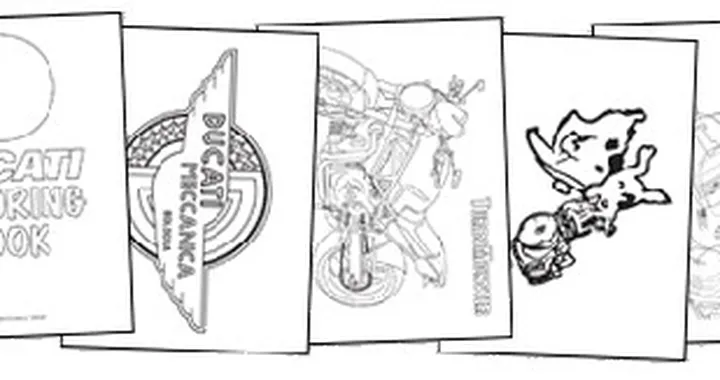 Le Ducati...tutte da colorare!