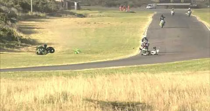 Seller's Massive Crash at the Buffalo City SuperGP