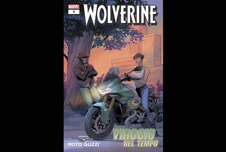 Moto Guzzi V100 Mandello in un fumetto Marvel