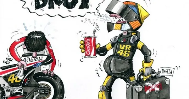 Ecco come Rossi digerisce il rospo... Ducati