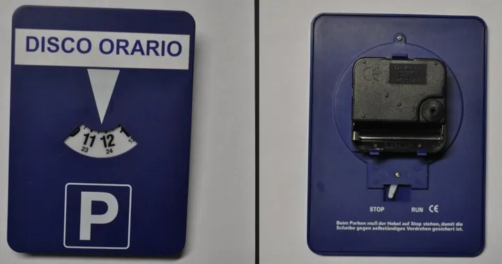 Disco orario "motorizzato": denunciato per truffa