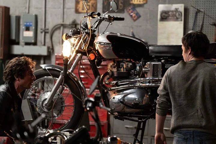 Triumph TR6C 1971 nel film Springsteen: Deliver Me From Nowhere