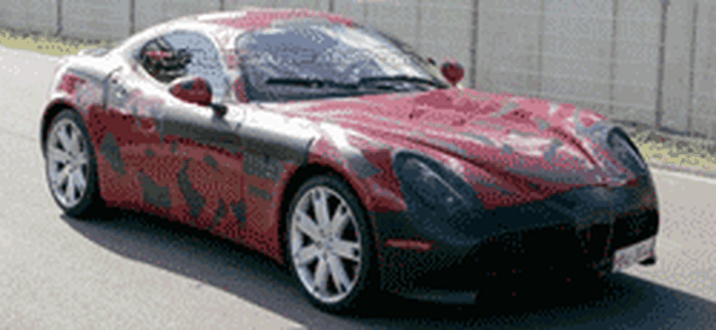 Alfa 8c Competizione in test al Nürburgring