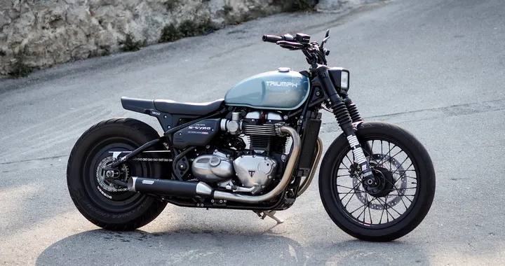 Triumph Bonneville Bobber "B-Type" by JvB