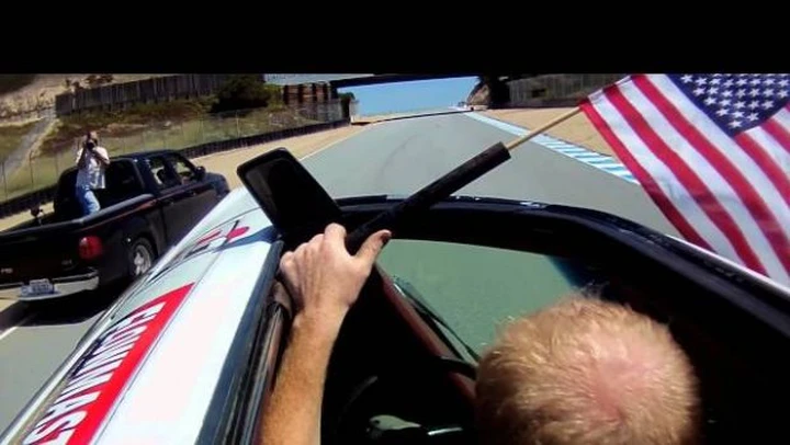 Curiosità: a Laguna Seca... su due ruote!