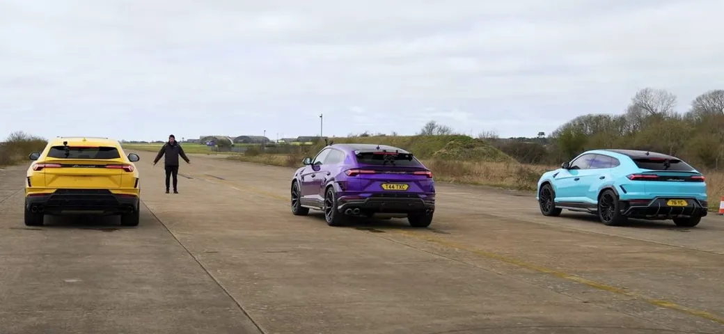Drag Race Lamborghini Urus: SE contro Performante contro  S