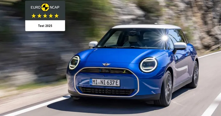 MINI Cooper elettrica brilla nella sicurezza: punteggio massimo nei test EuroNCAP