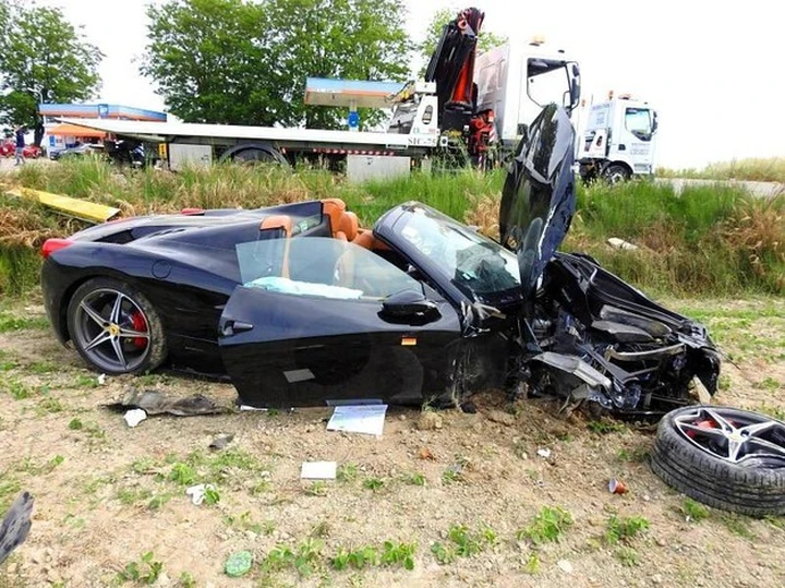 Incidente alla Mille Miglia-Ferrari Tribute