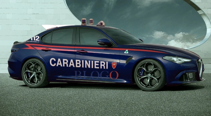 Alfa Romeo Giulia Carabinieri: il primo render
