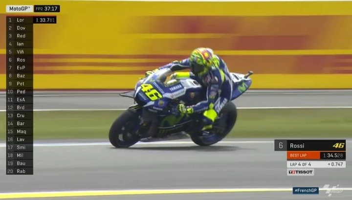 MotoGP Le Mans 2016 Valentino Rossi: 