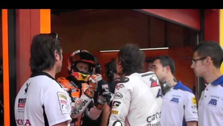 MotoGP: il battibecco fra Karel Abraham e Casey Stoner nei test del Mugello /video