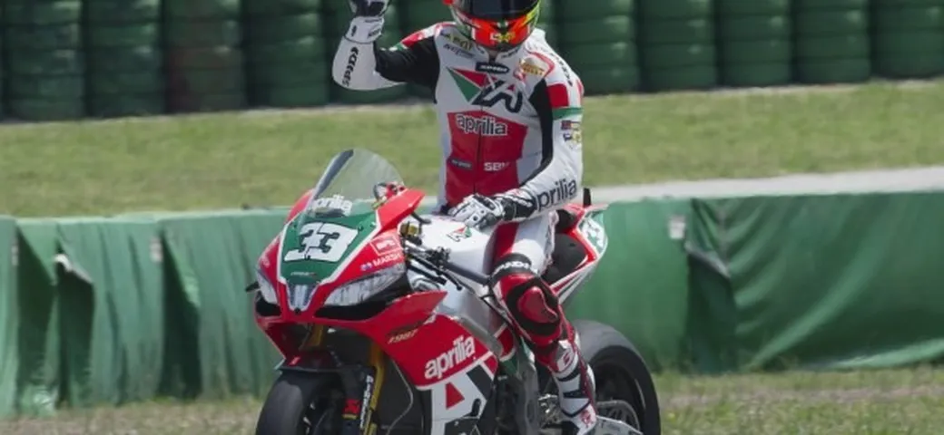 SBK Misano 2014, Melandri due volte terzo: 