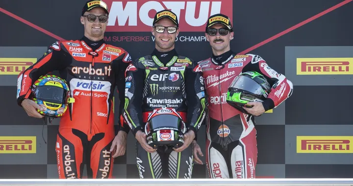 SBK Misano 2018:  Rea vince Gara-1, Davies 2° su Laverty